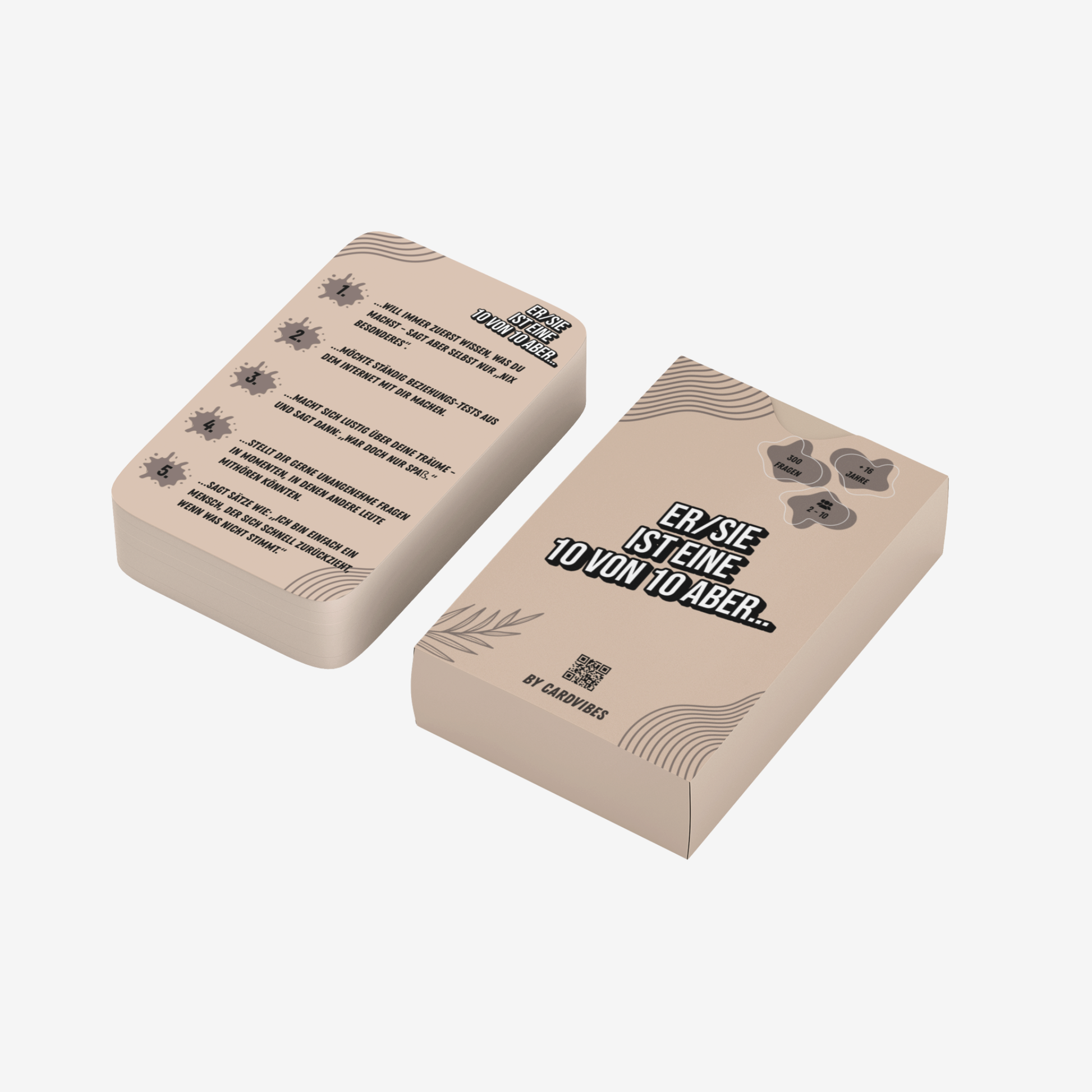 Er/Sie ist eine 10 von 10 aber… |300 Fragen für Date Nights & Spieleabende