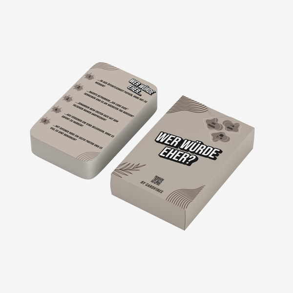 Wer würde eher? |300 Fragen für Date Nights & Spieleabende